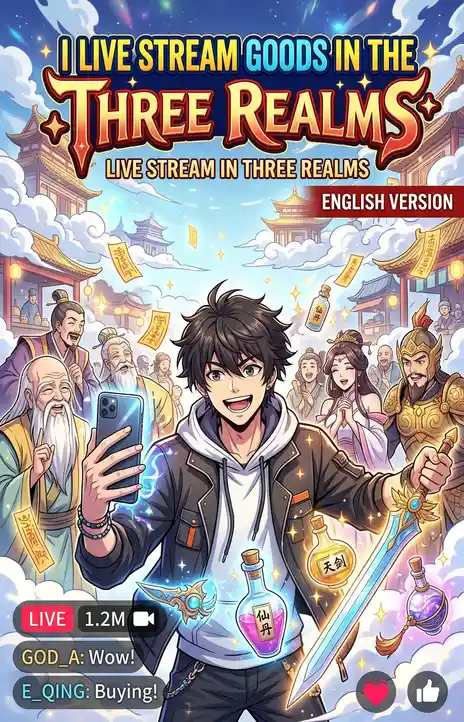 I live Stream Goods In The Three Realms EN Cover Image